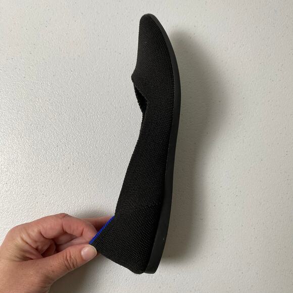 Rothy's Sz 6 ONE SINGLE LEFT SHOE Point Toe Black Replacement Amputee Knit Flat - Picture 6 of 16